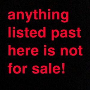 anything past here is not for sale!